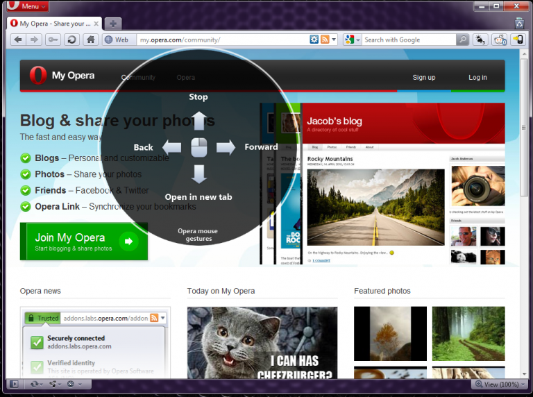 Opera (BETA) 11.10 2064
